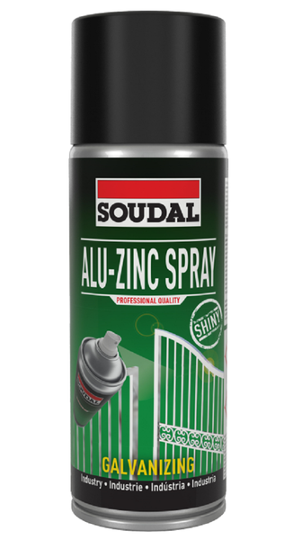 Soudal Zinc Spray 400ML Shiny