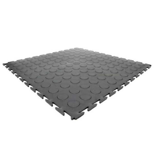 OMG PVC Interlocking Gym Tiles 10 SQM - 40 Pieces - Black
