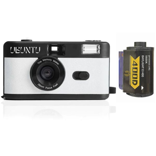 Ubuntu Film Co. 35mm Reusable Memory Makers 35mm Film Camera and Film Combo