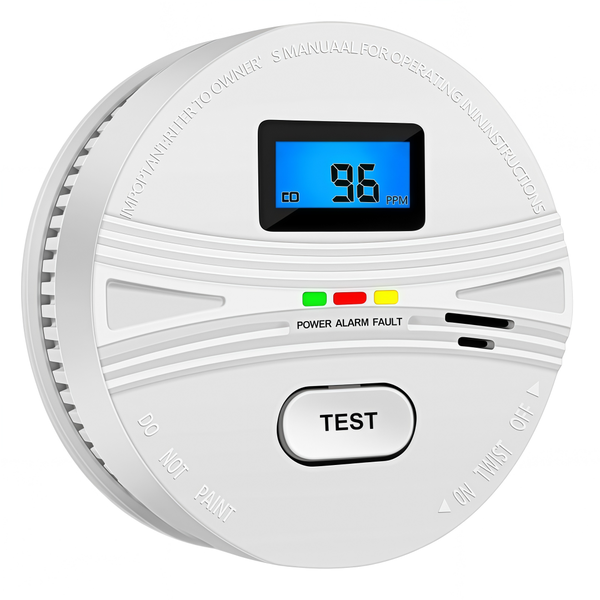 Smoke &amp; Co Detector Combo, Battery Included Alarm With Digital Display