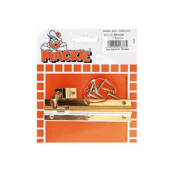 Bulk Pack x 5 Mackie Bolt Barrel 64mm Brass Straight