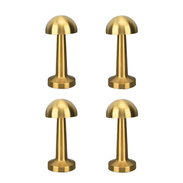 Set of 4 Rechargeable LED Mushroom Touch Table Lamp AB-TD26