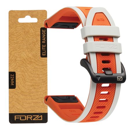 FORZA 22mm EasyFit Stripe Strap Compatible with Garmin Fenix 8 (47mm)/7/6/5 Image