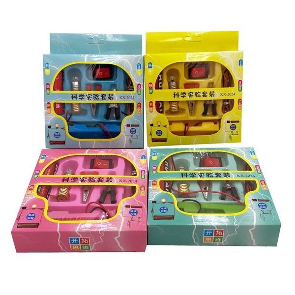 DIY Bulb Electric Circuit Science Experimental Kit For Children-Set of 4