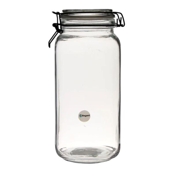 Canister Glass Lid Hermetic Regent - 12.5 x 25.5cm