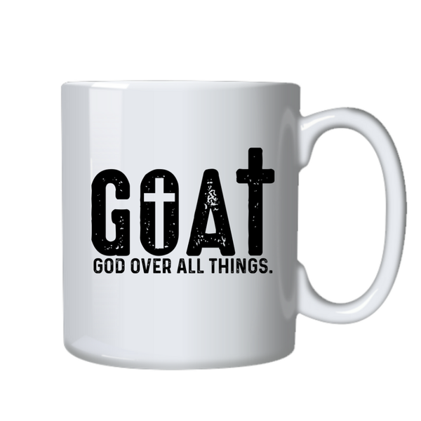 God Over All things - Christian Theme Birthday Christmas Gift Mug Cup-402