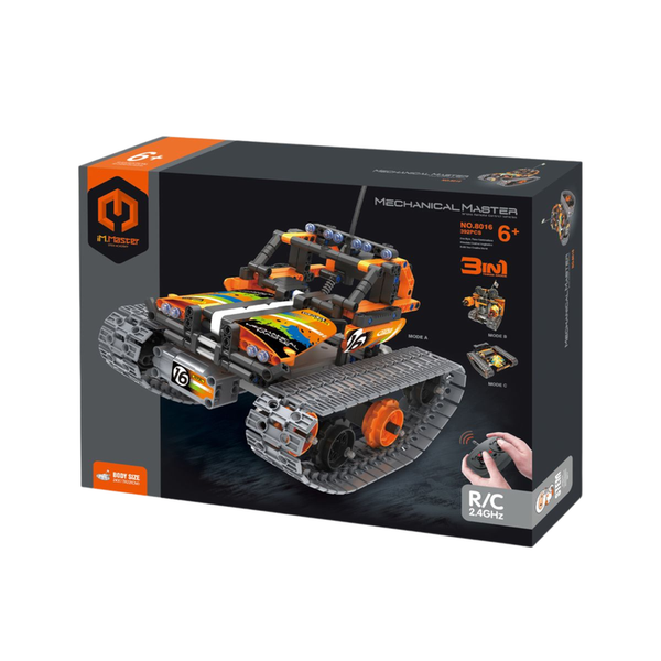 3 in 1 High-speed RC Stunt Car Construction Set 392 Pieces