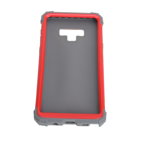 Red Silicone PC Phone Case for Note9 Anti Shock Fingerprint Stain