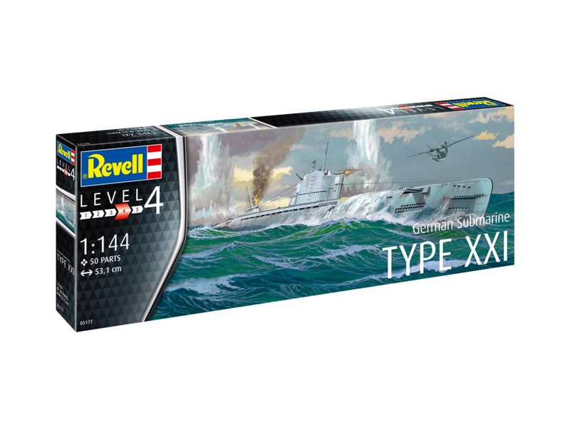 Revell 1/144 German Submarine Type XXI Plastic Model Kit