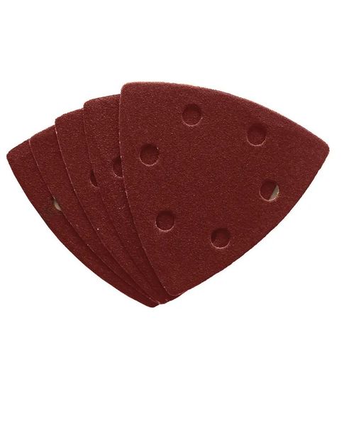Dekton 5 Pieces Hook and Loop Detail Sanding Pads 93mmX93mm/Medium - 80 grit