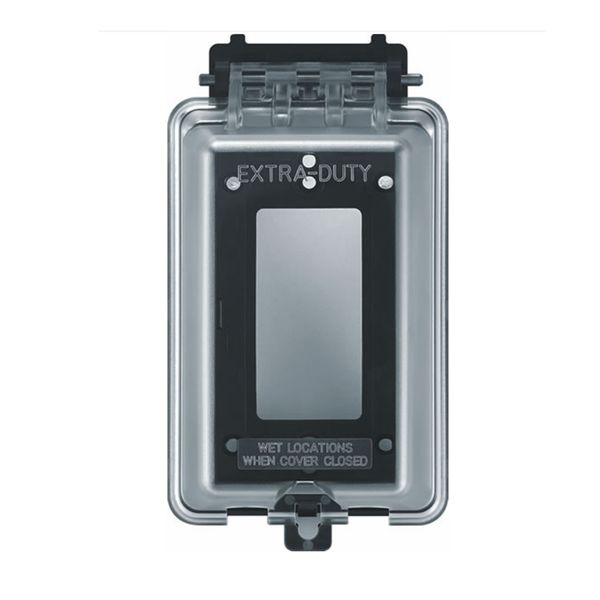 Single Gang Outdoor Outlet Cover Weatherproof Compatible with None
