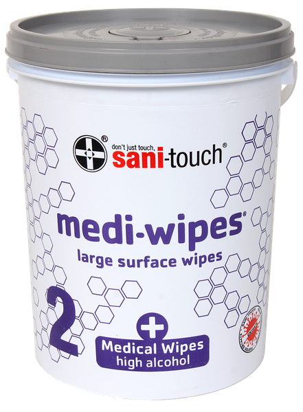 Medi-wipes 305 High Alcohol Wipes