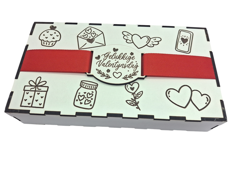 Valentine Gift Box - 20cm x 11cm x 4cm (Gelukkige Valentyns Dag)