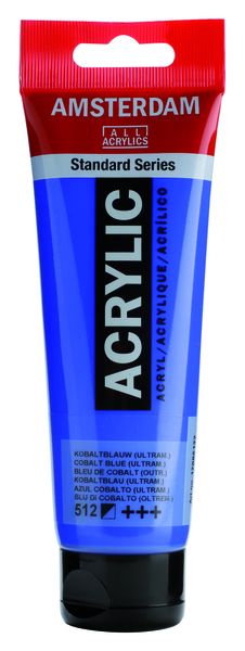 AMSTERDAM Acrylic Paint 120ml Cobalt Blue (ultram.) Tube