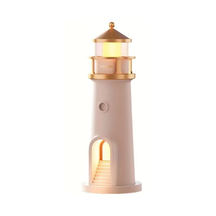 Moonlight Projector Lamp - Motion-Activated Lighthouse Night Light