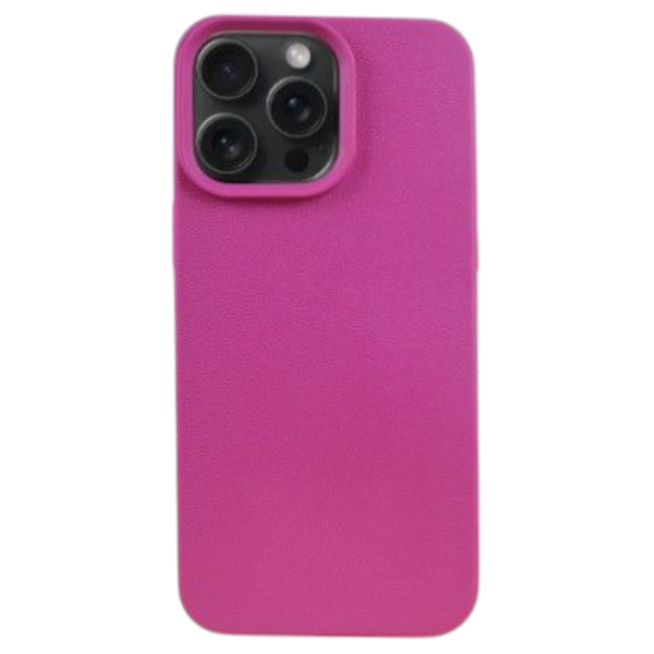 Plain Shockproof Phone Case Compatible With IPH15 Pro Max - Pink