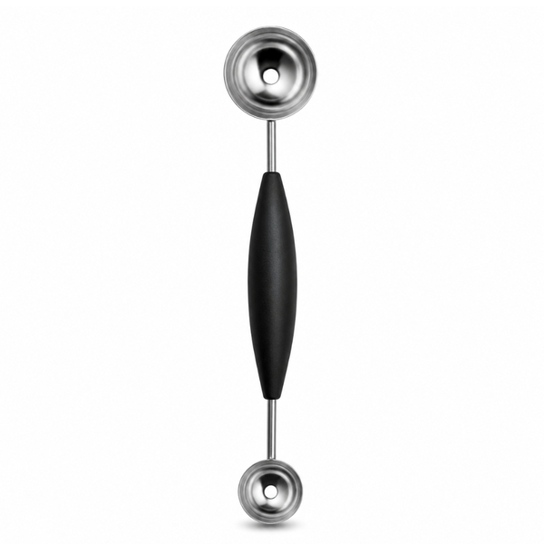 Stainless Steel Double-Ended Melon Baller Scoop - Fruit CarvingTool