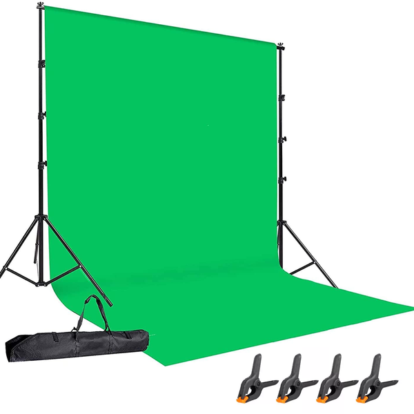 Photography Backdrop Stand Kit Green Screen Backdrop Photo Studio Backdrop