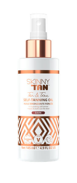 Skinny Tan Tan &amp; Tone Oil Dark 145ml