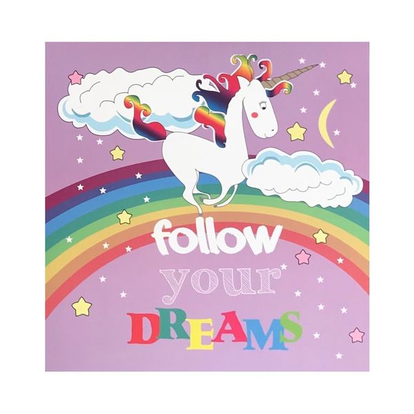 Unicorn Canvas - Follow Your Dreams