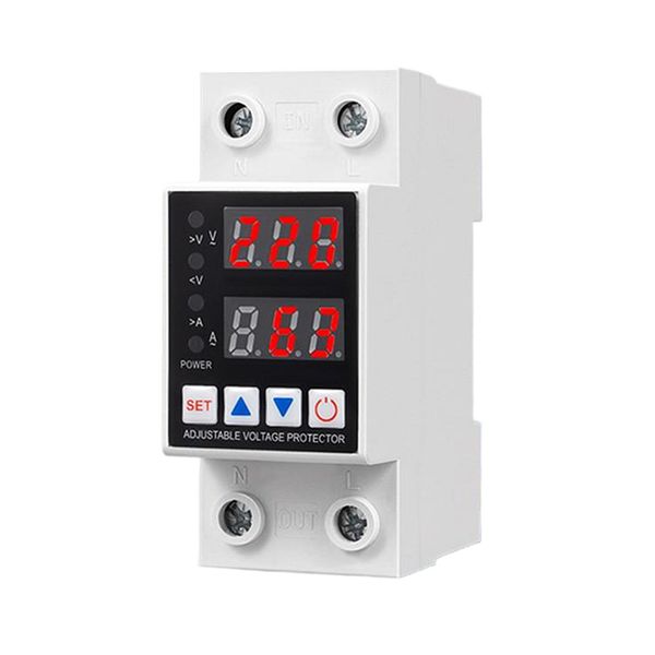 Smart Digital MCB - Auto Reset Over/Under Voltage Protector