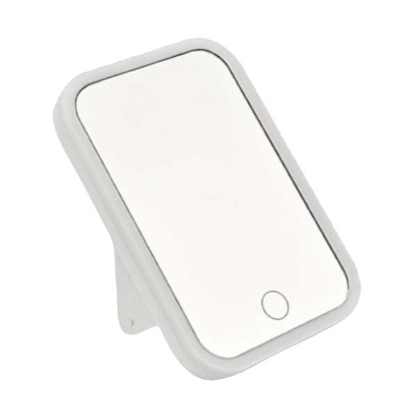 LED Touch Screen Rechargeable Vanity Mirror - White