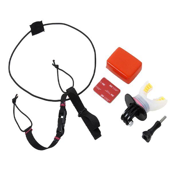 Mouth Mount Holder For GoPro 9 8 7 Camera SJCAM Fit Surfing &amp; Diving Sports