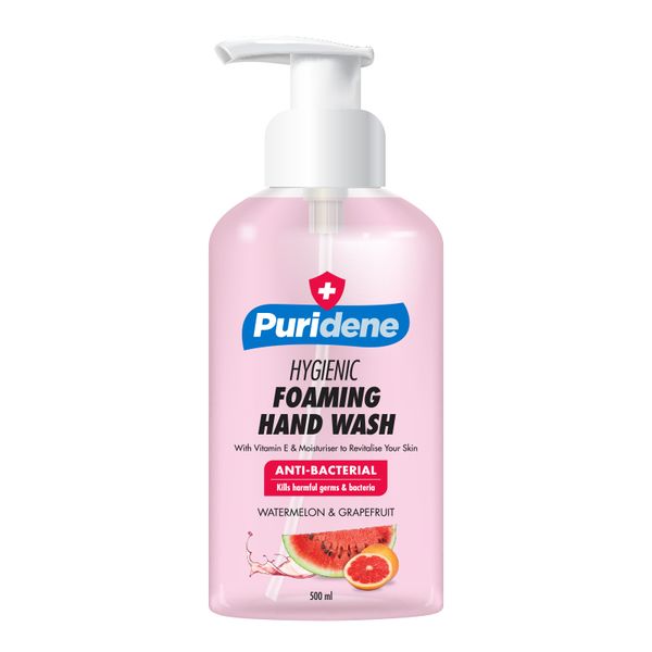 Puridene Foaming Handwash Watermelon &amp; Grapefruit 500ml x 4