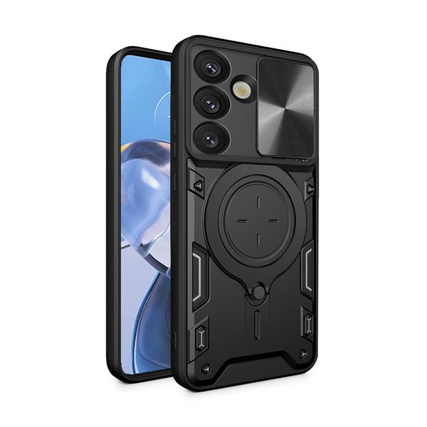 TC Sliding Magnetic Camera Protection Case Cover Compatible with Samsung S25 Plus