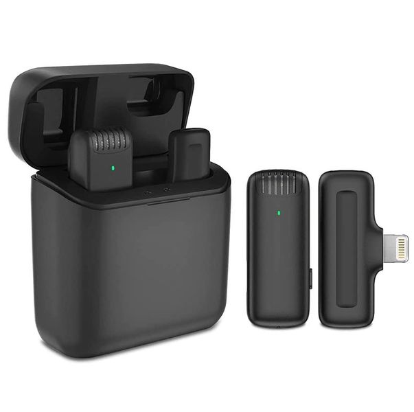 Wireless J11 Lavalier Microphone Compatible with iPhone iPad Plug &amp; Play