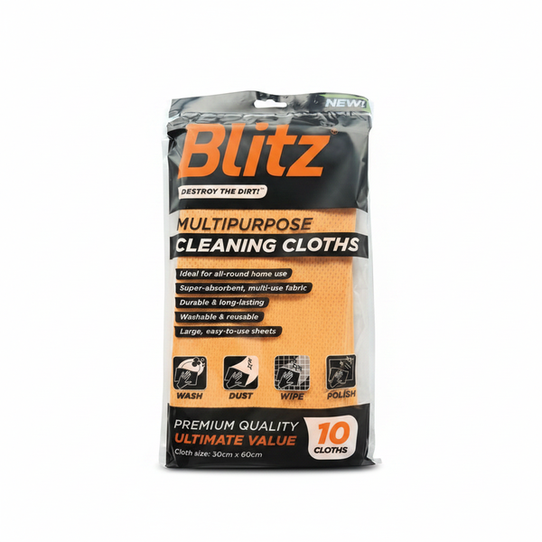 Tevo 10 Piece Premium Multipurpose Cleaning Cloths