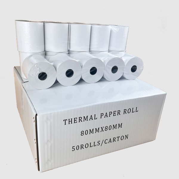 Thermal Paper Rolls 80x83mm box 50 rolls