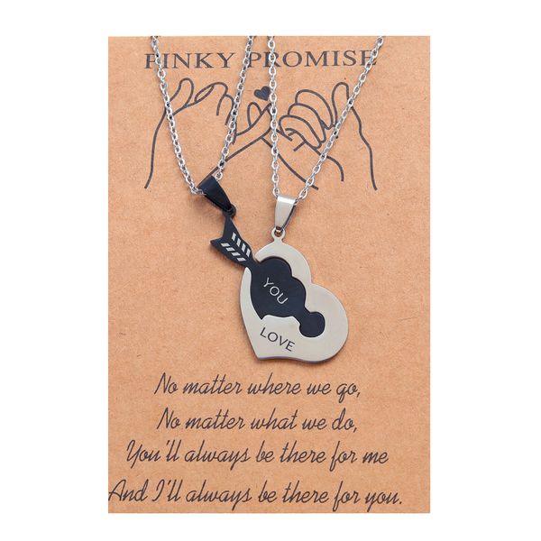 Cupid's Heart Valentine's Day Necklace Set