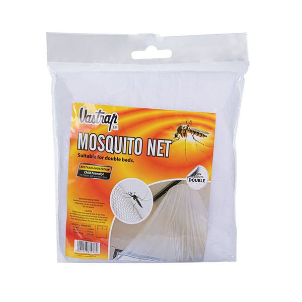 Mosquito Net - Double Bed - Nylon - White - 1250cm x 250cm x 65cm - 2 Pack