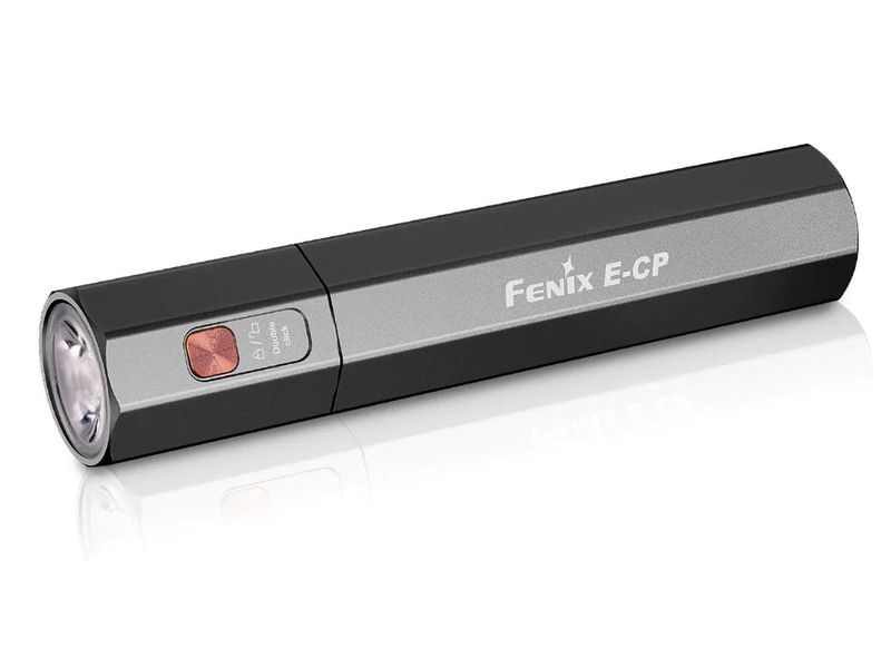 Fenix E-CP Rechargeable Power Bank Flashlight - Black