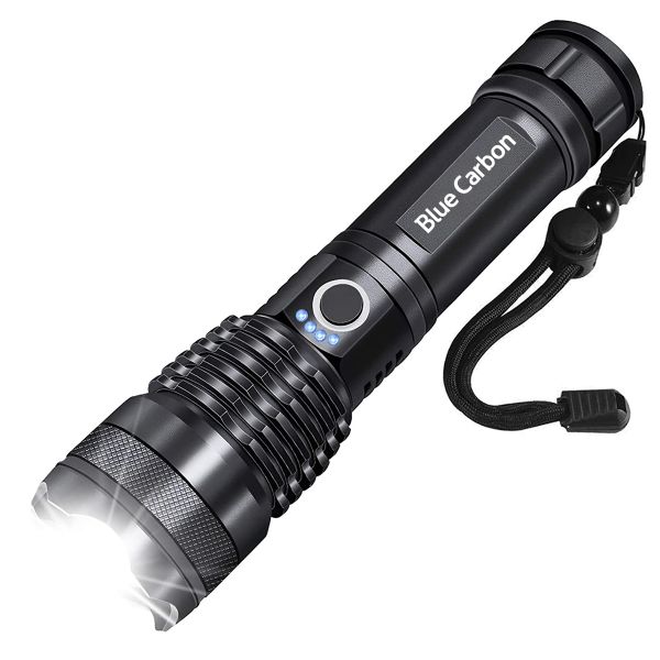 LED Flashlight Rechargeable Tactical Waterproof Aluminum Torch- 5Light Mode