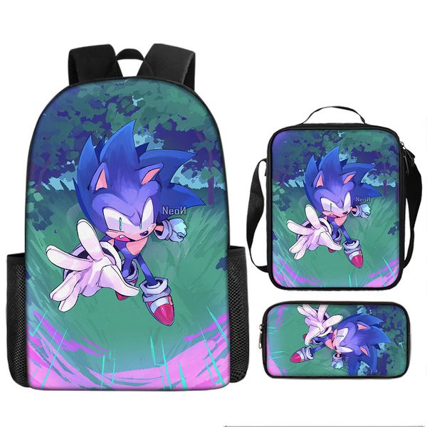 Kids Lunch Box &amp; Pencil Case Sonic image