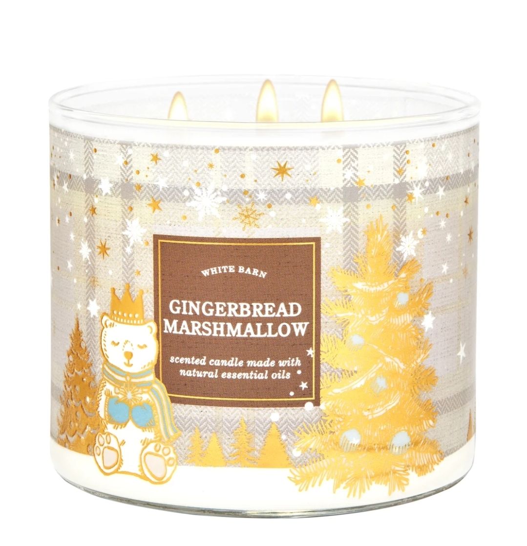 White Barn Gingerbread Marshmallow Scented Candle (Parallel Import