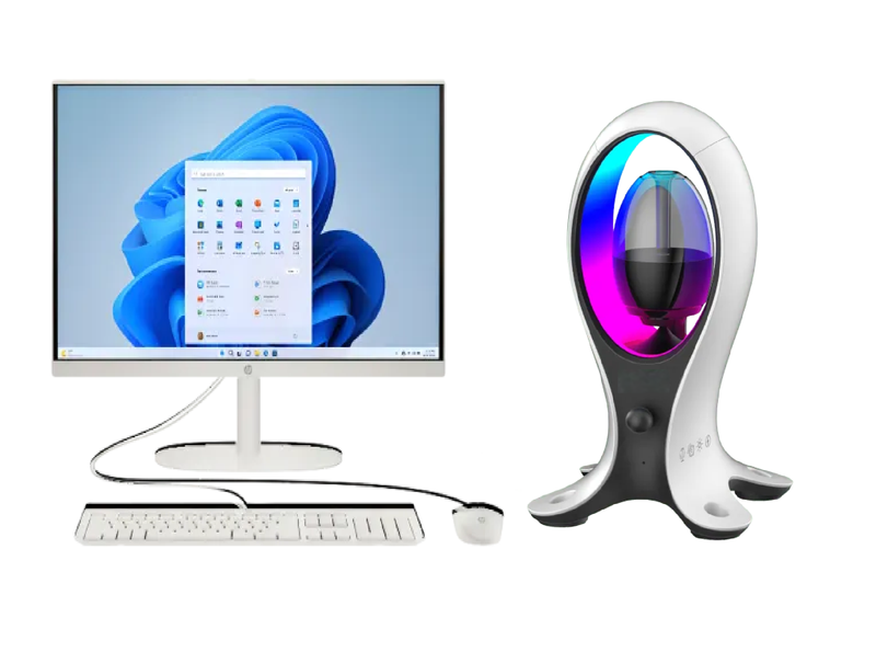 HP 22 Core i3 8GB RAM/512GB SSD Multitasking All-in-One PC + 4-in-1 Speaker