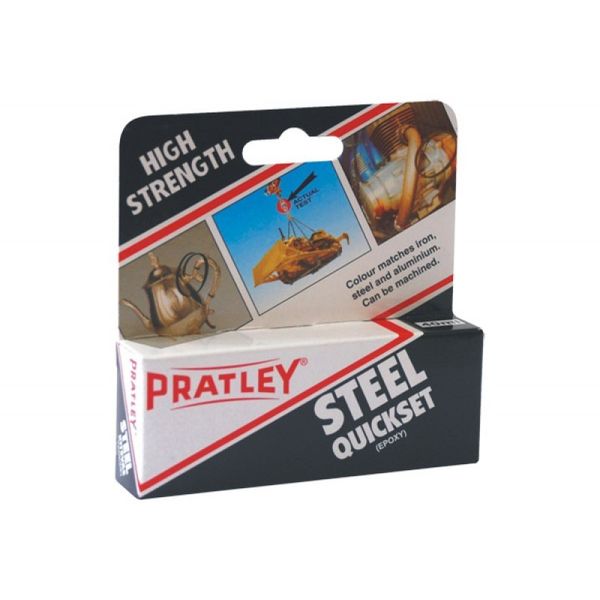 Bulk Pack x 4 Pratley - 40ml Quickset Steel