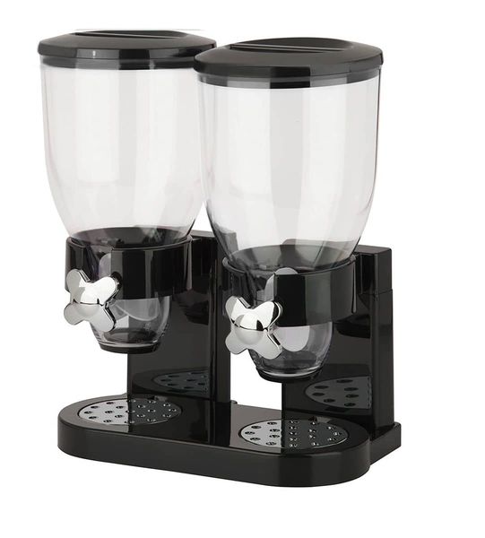 Double cereal dispenser Black 3.5 liter x 2
