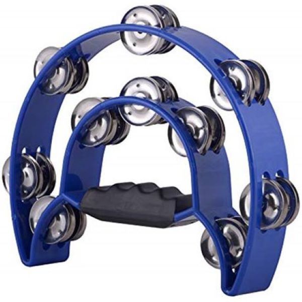 Quality Double Row Halfmoon Tambourine 20 jingles | Shop Today
