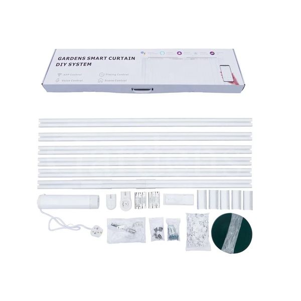 Automatic Curtain Motor and Track Set: Smart Curtain | Wifi &amp; Bluetooth