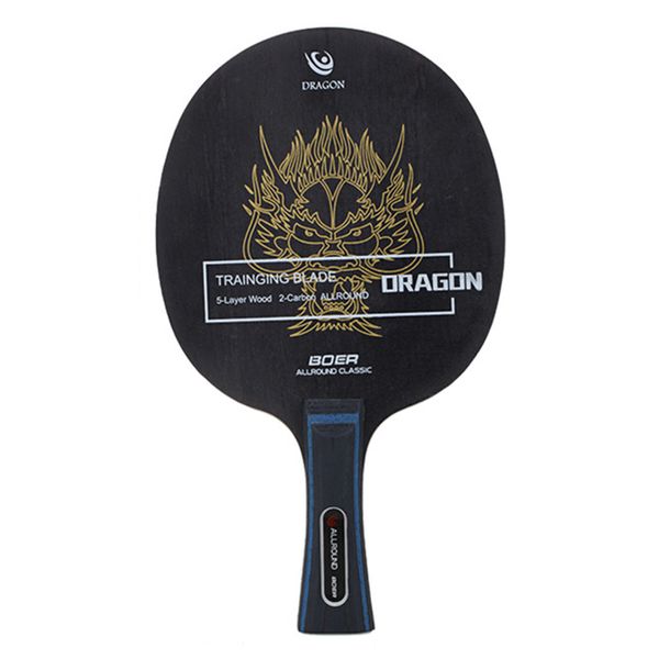 Boer Ping Pong Racket 7 Ply Table Tennis Accessories Long Handle