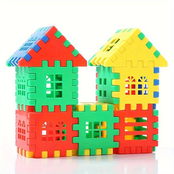 100pcs Large Building Square Blocks toy Creative Construction Set for Kids