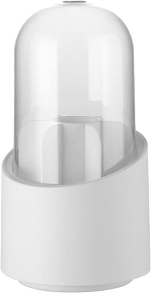 Transparent 360 Rotary Cosmetic Brush Storage Bucket