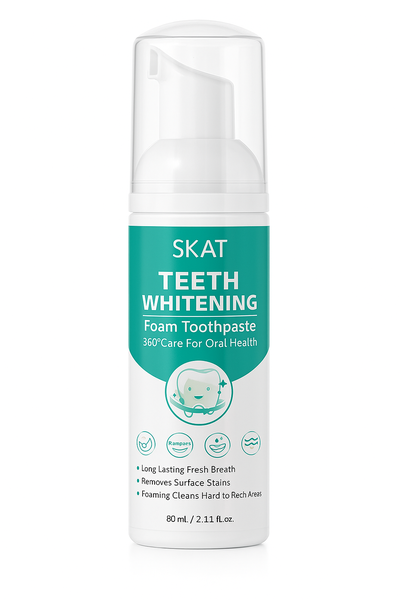 Teeth Brightening Foam Toothpaste - Instant Brightening Mousse