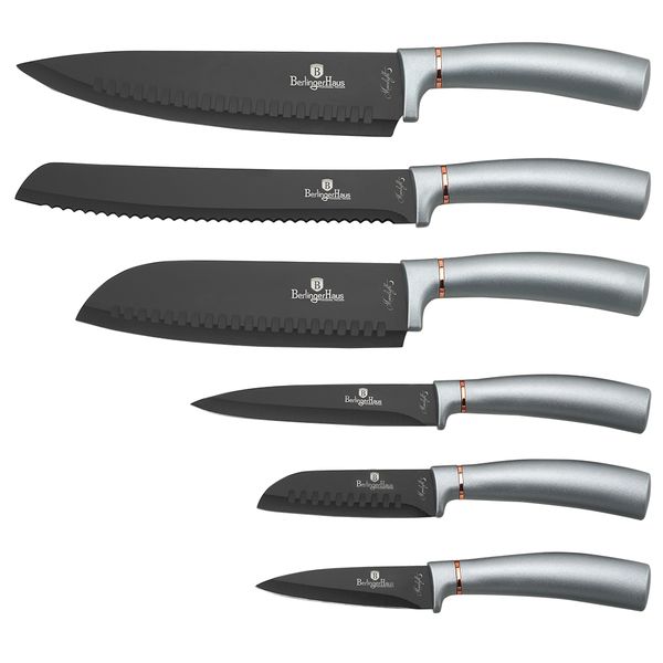 Berlinger Haus 6 Piece Non-Stick Coating Knife Set - Moonlight Edition