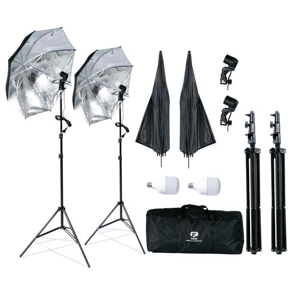 Floxi 400W Led Black Umbrella Light Kit image