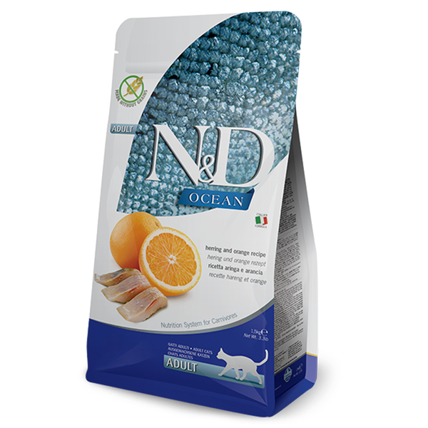 Farmina N&amp;D Ocean - Cat - Herring &amp; Orange - 1.5kg